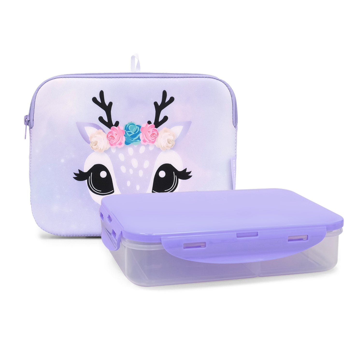 סגול Deer תיק אוכל