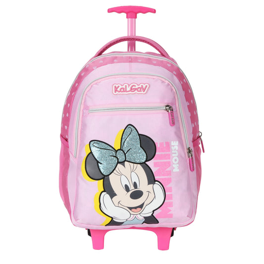 תיק גן דור טרולי מיקי מאוס ורוד בהיר