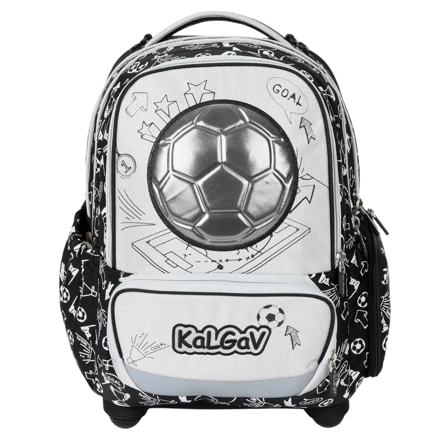 תיק גב אורטופדי X-Fix Soccer Ball שחור כסוף