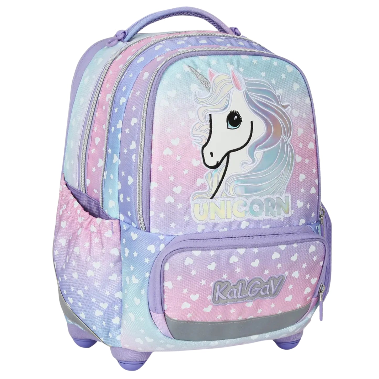 תיק גב אורטופדי Unicorn X-Fix לילך