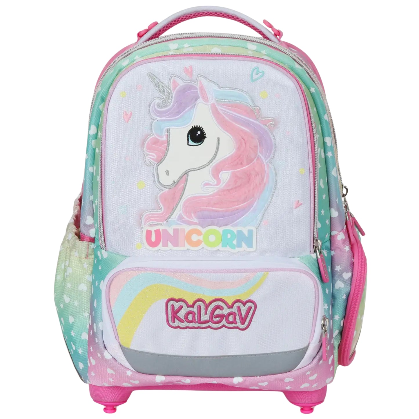 תיק גב אורטופדי X-Fix Unicorn ורוד