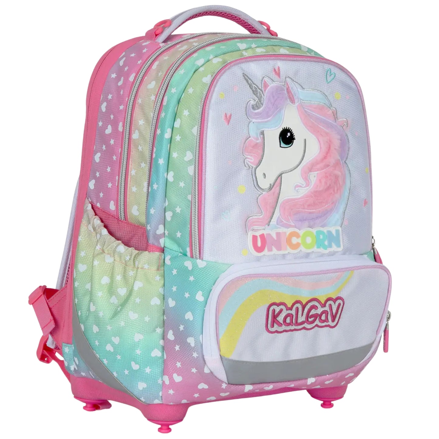 תיק גב אורטופדי X-Fix Unicorn ורוד