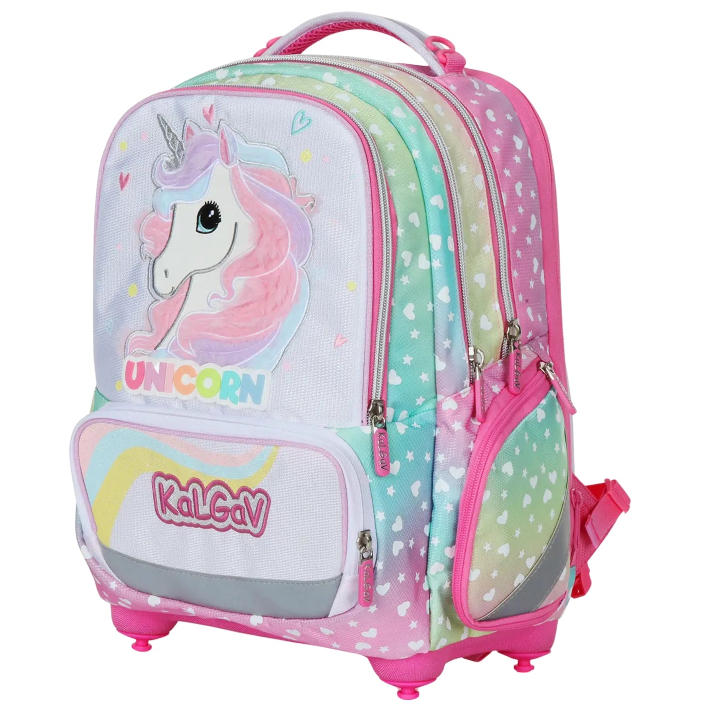 תיק גב אורטופדי X-Fix Unicorn ורוד