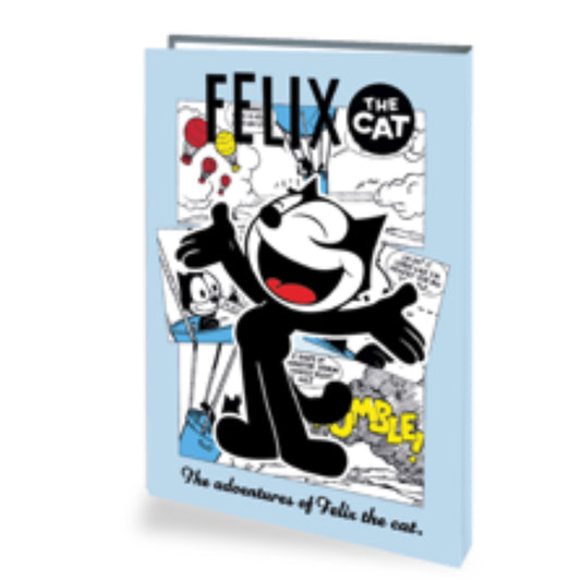 מחברת כריכה קשה A5 פליקס כחול