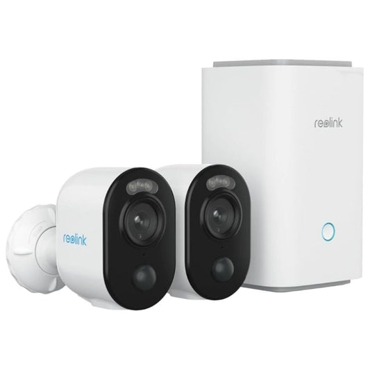 ערכת 2 מצלמות Reolink Argus 3E 3MP HD+מערכת Home Hub