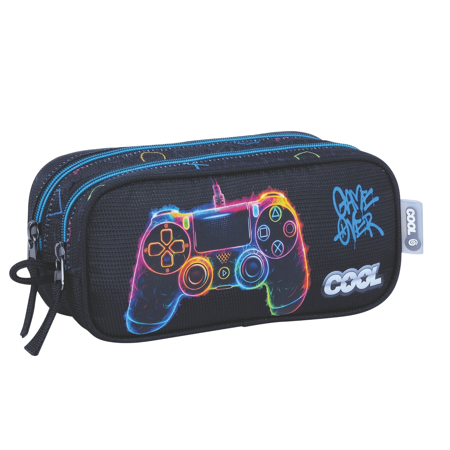 תיק גב אורטופדי וקלמר Cool Game Over שחור