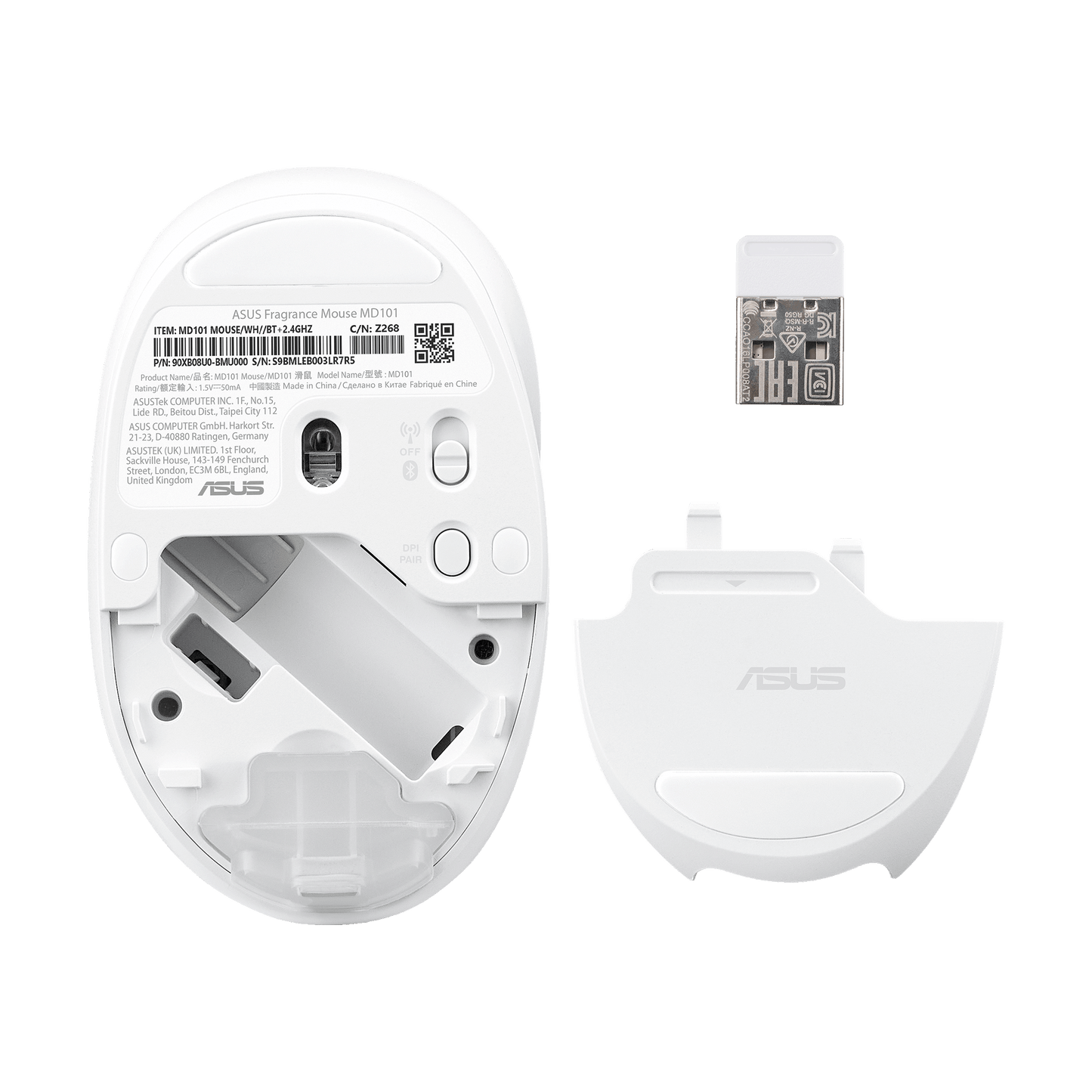 ASUS Fragrance Mouse MD101 – עכבר אלחוטי עם ניחוח ייחודי