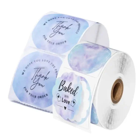 מדבקה מבריקה עגולה 500יח' 50.8 מ"מ דגם Aimo SLR22500TA