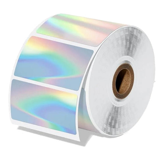 מדבקה מבריקה משלוח 500 יח' 25.4* 50.8 מ"מ Aimo Slr225125500ls