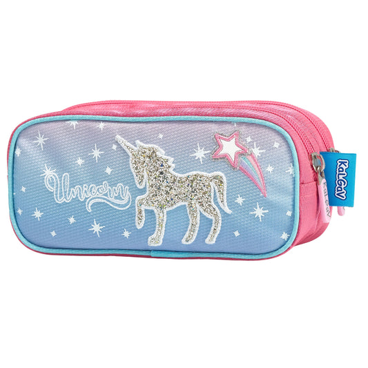 קלמר 2 תאים Unicorn ורוד