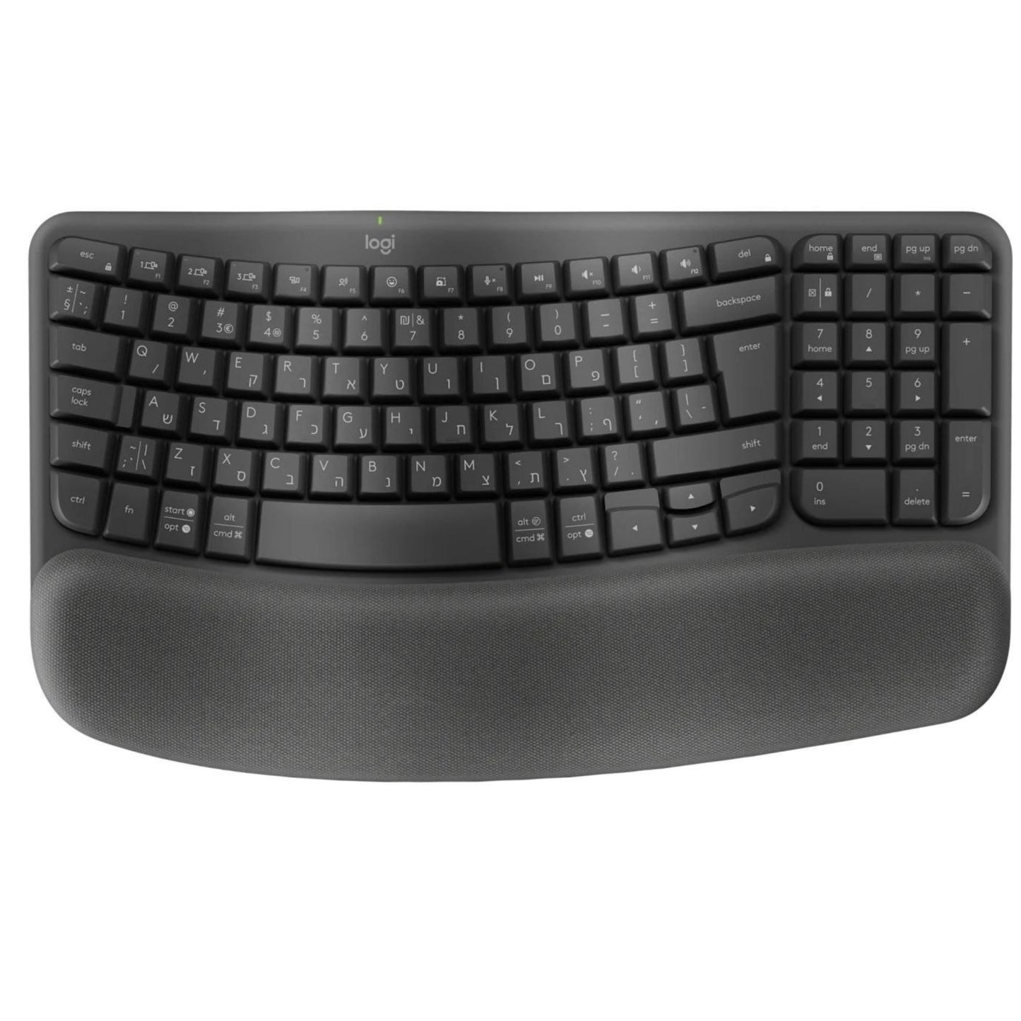 סט מקלדת ועכבר ארגונומיים Logitech Wave Keys and Lift Combo