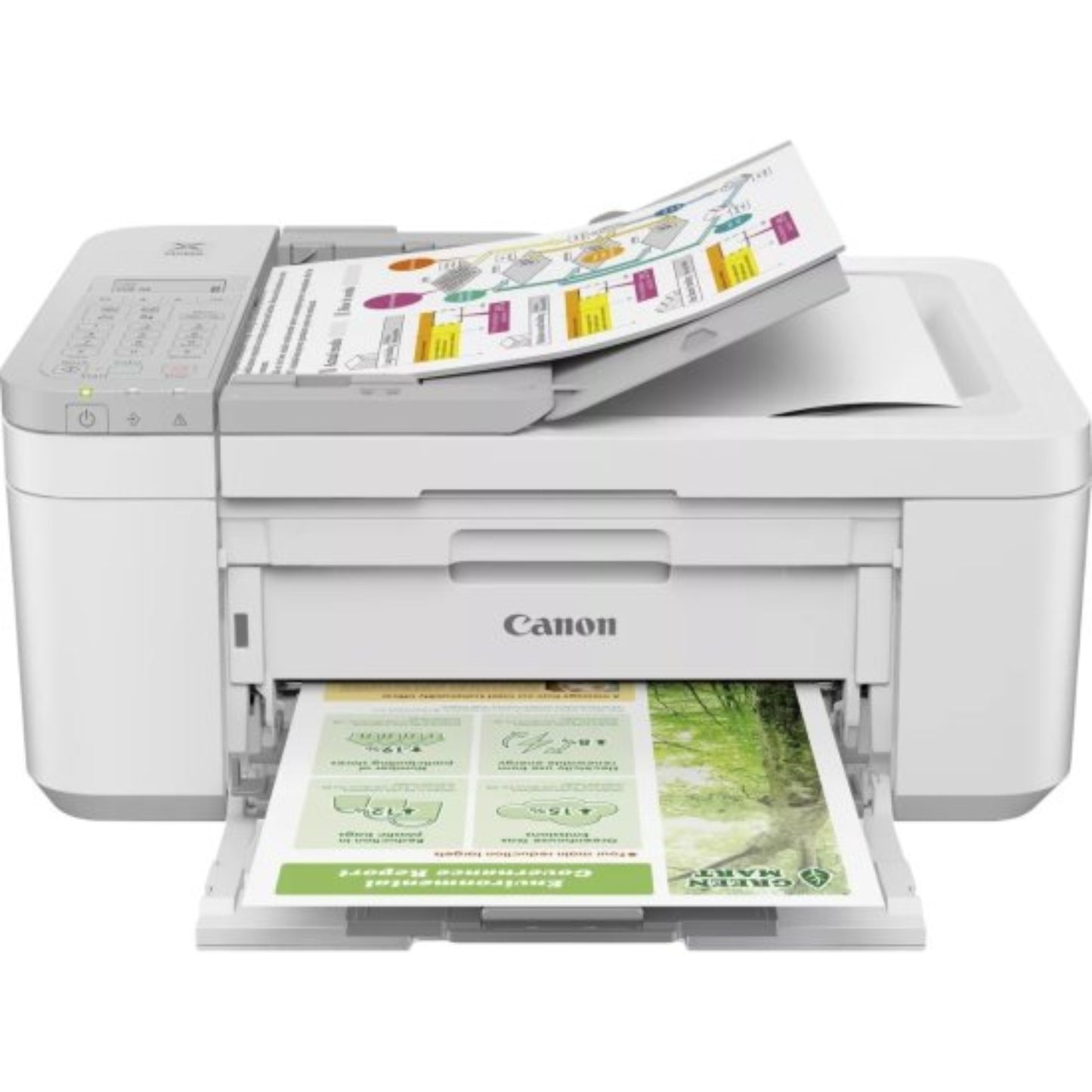 מדפסת דיו משולבת אלחוטית Canon Pixma TR4756I לבן