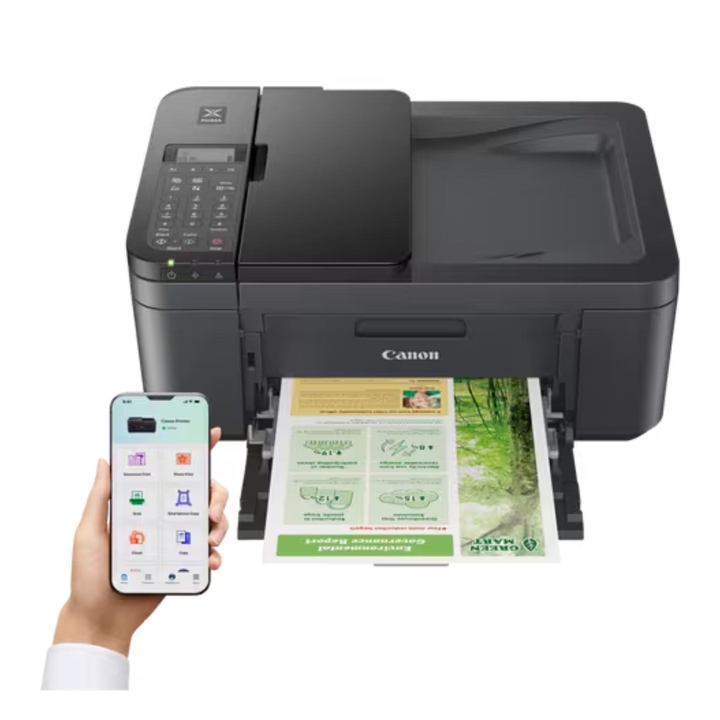 מדפסת דיו משולבת אלחוטית Canon Pixma TR4755I שחור
