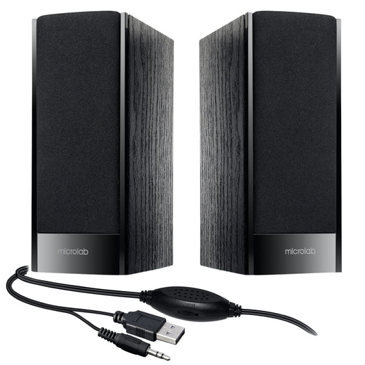 זוג רמקולים למחשב Microlab USB B56