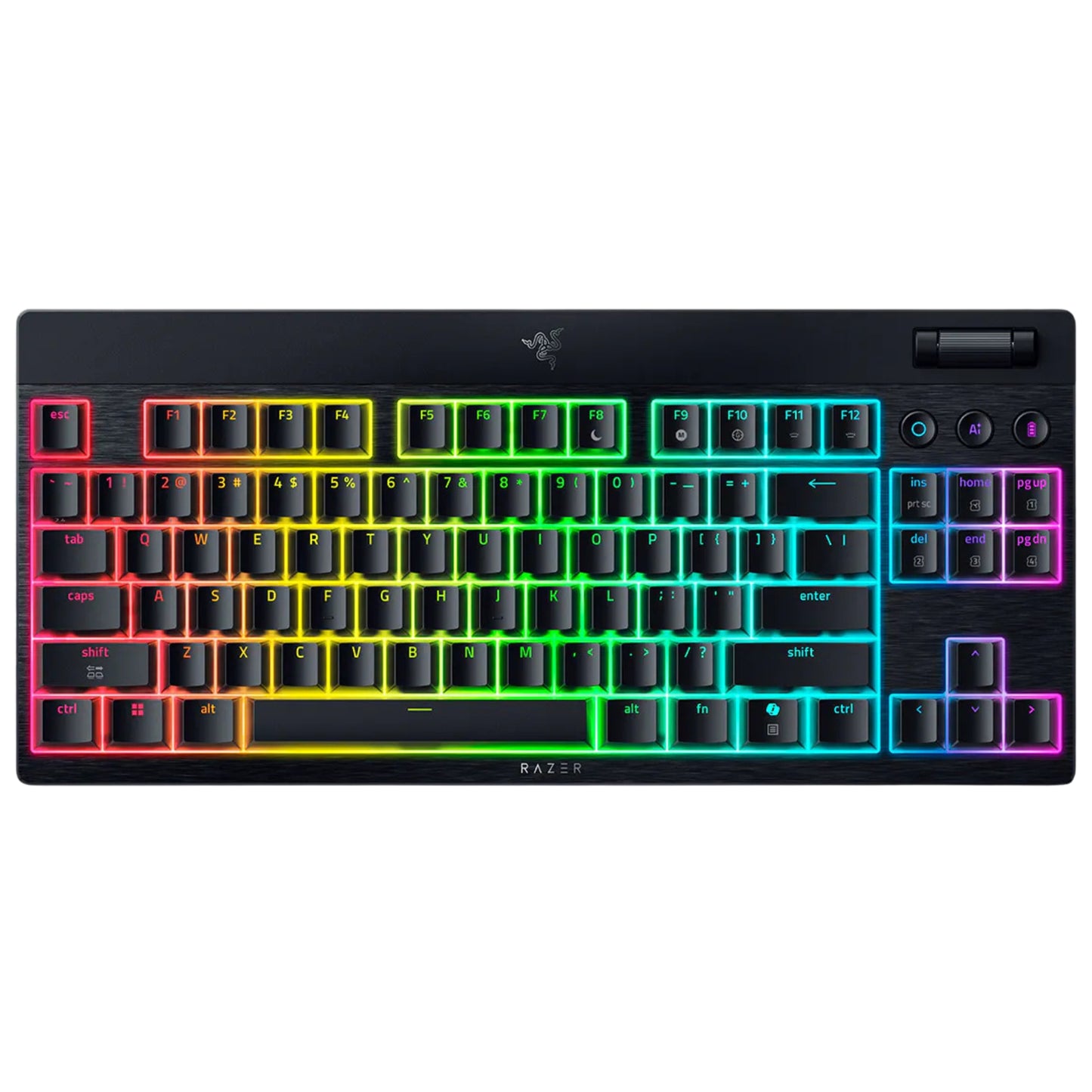 מקלדת גיימינג אלחוטית .Razer Blackwidow V4 TKL Hyperspeed Y.S