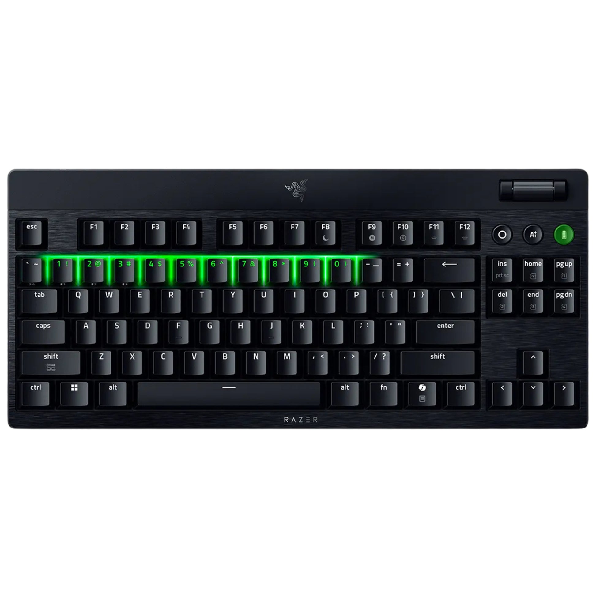 מקלדת גיימינג אלחוטית .Razer Blackwidow V4 TKL Hyperspeed Y.S