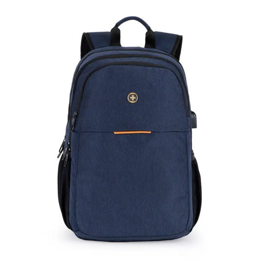 תיק גב למחשב 16" Biberstein Swiss Digital כחול