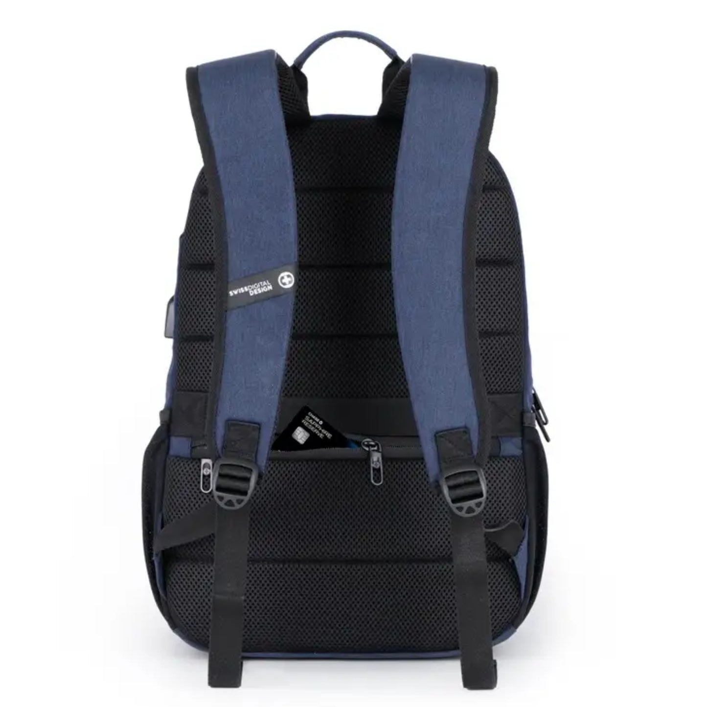 תיק גב למחשב 16" Biberstein Swiss Digital כחול