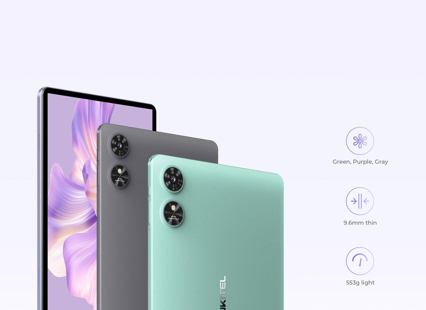 טאבלט 4+128 " OUKITEL OT6 SIM 10.1 PRO אפור סוללה 8000mAh