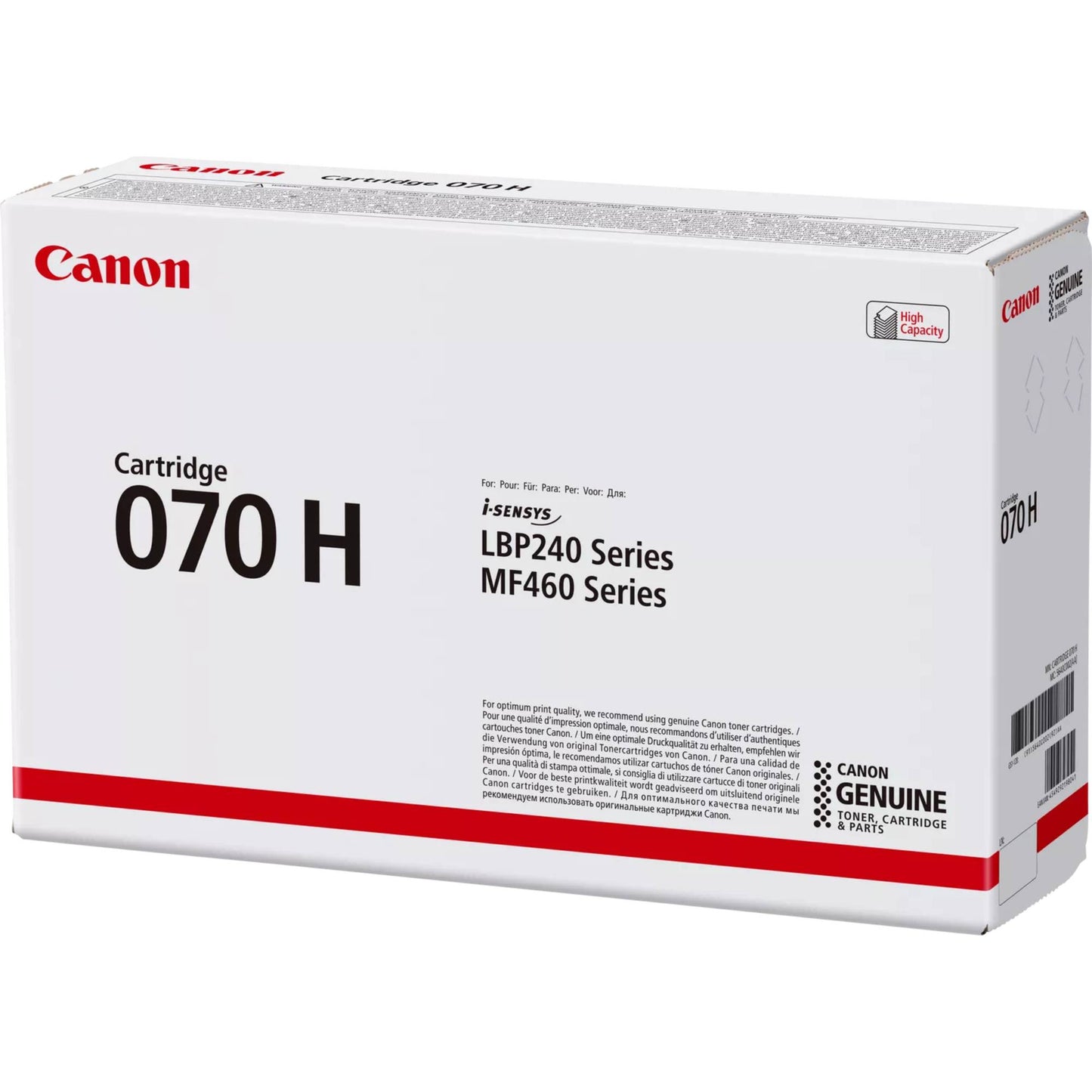 טונר שחור Canon 070h 10K