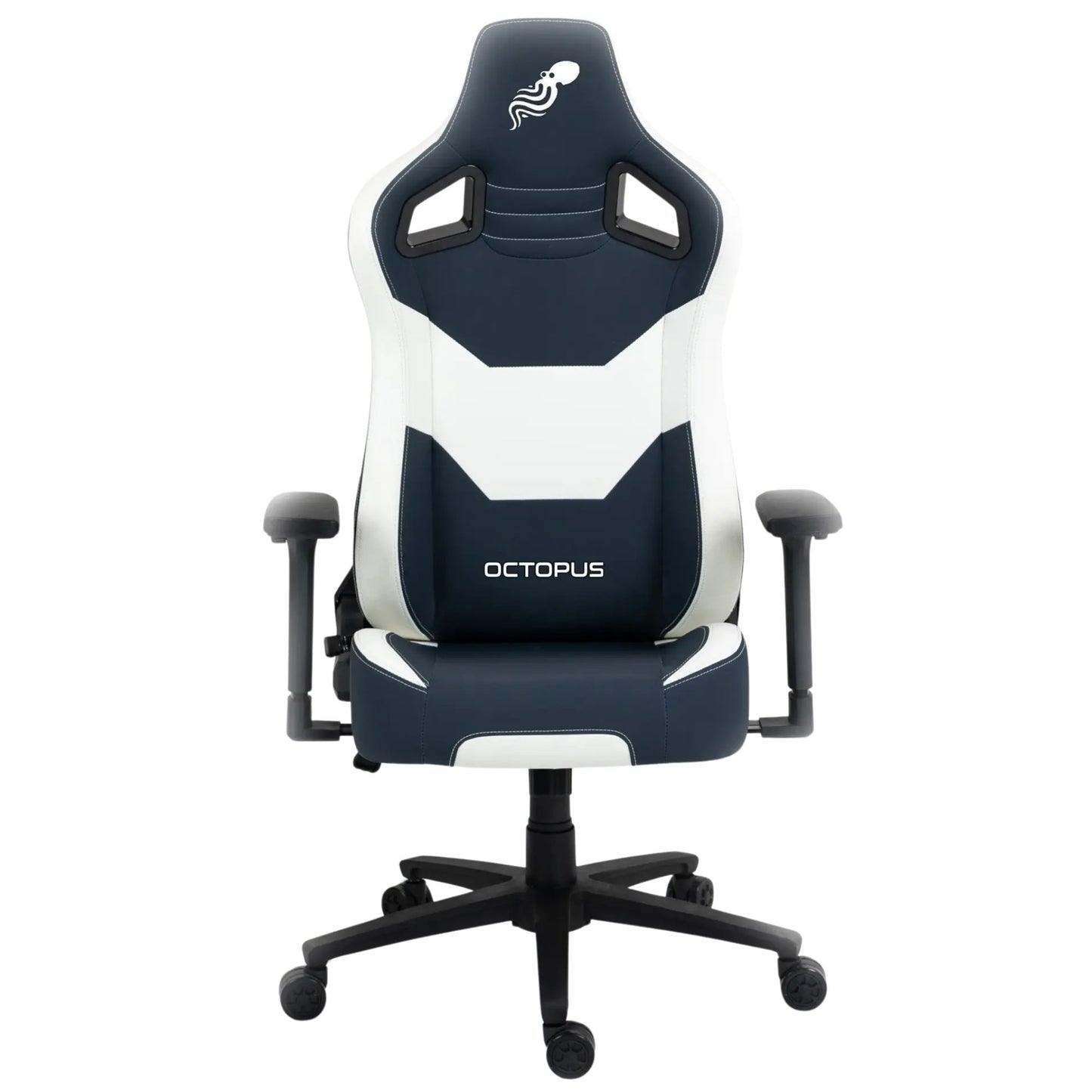 כיסא גיימינג דמוי עור Octopus OCT-538 בעיצוב ארגונומי רחב, המעניק תמיכה מקיפה ונוחות מוגברת למשתמשים לאורך זמן.