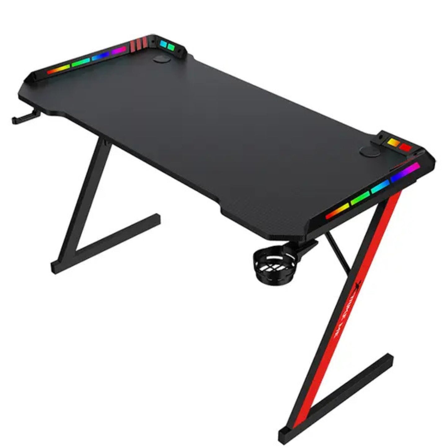 שולחן גיימינג עם תאורת RGB אורך 110 ס"מ דגם Xtrike Me DK-05