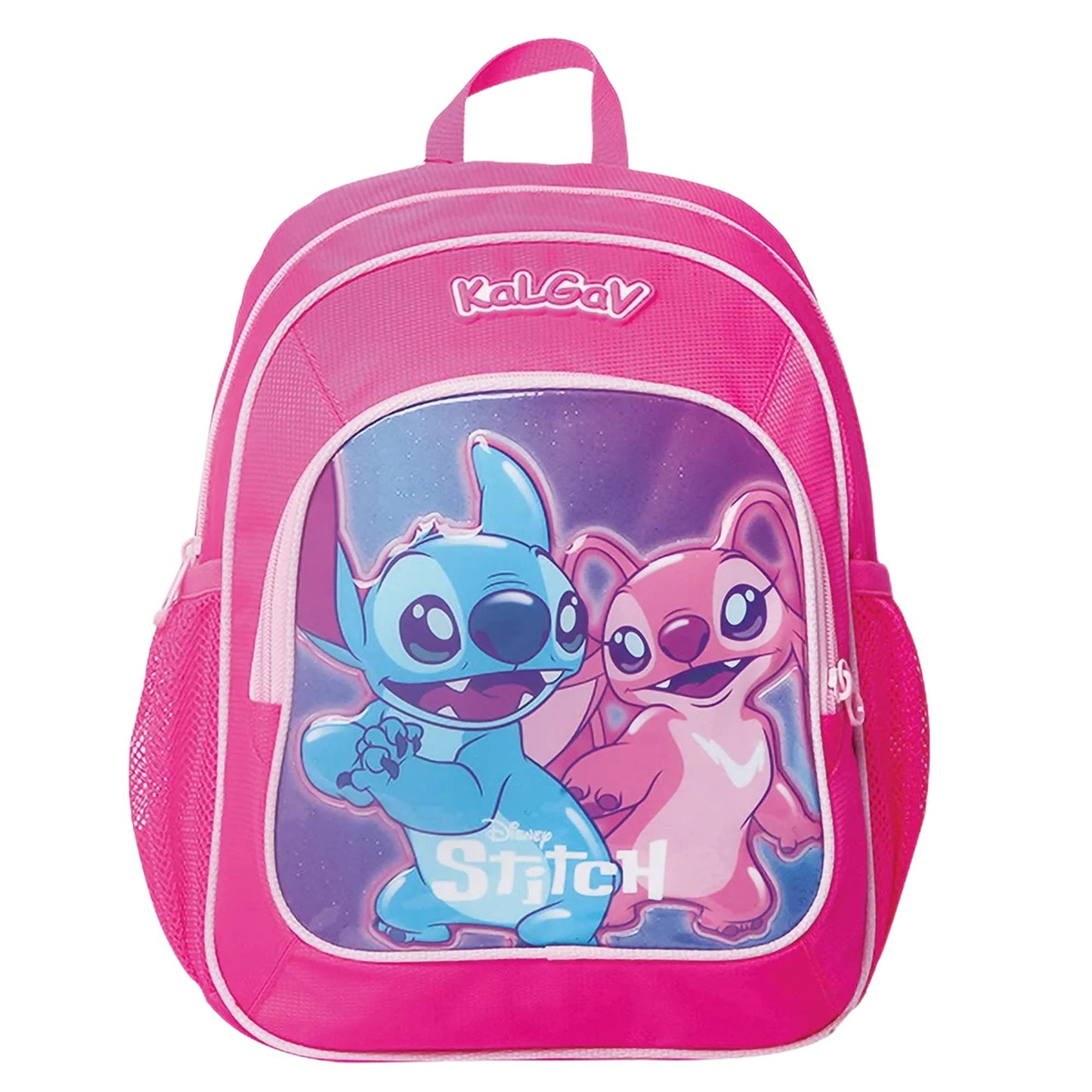 תיק גן נועם Stitch Couple ורוד