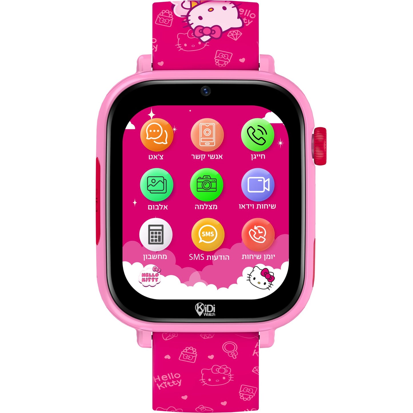שעון חכם לילדים KidiWatch Friends Hello Kitty (2026) 4G שנה אחריות ע"י היבואן הרשמי