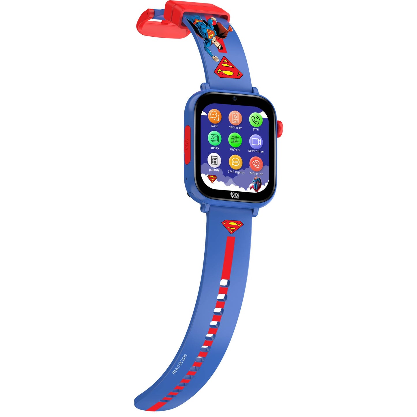 שעון חכם לילדים KidiWatch Friends Superman (2026) 4G שנה אחריות ע"י היבואן הרשמי