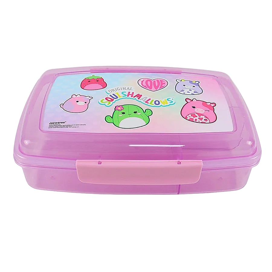 קופסת אוכל מחולקת 2 קליפסים סקווישמלו