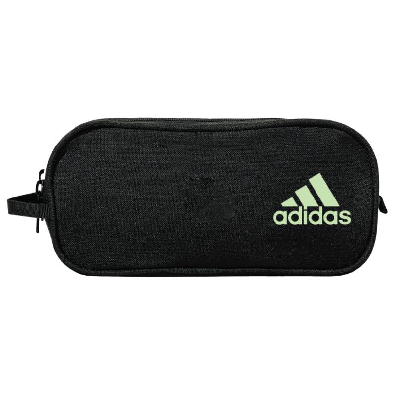 קלמר 2 תאים Adidas שחור לוגו ירוק