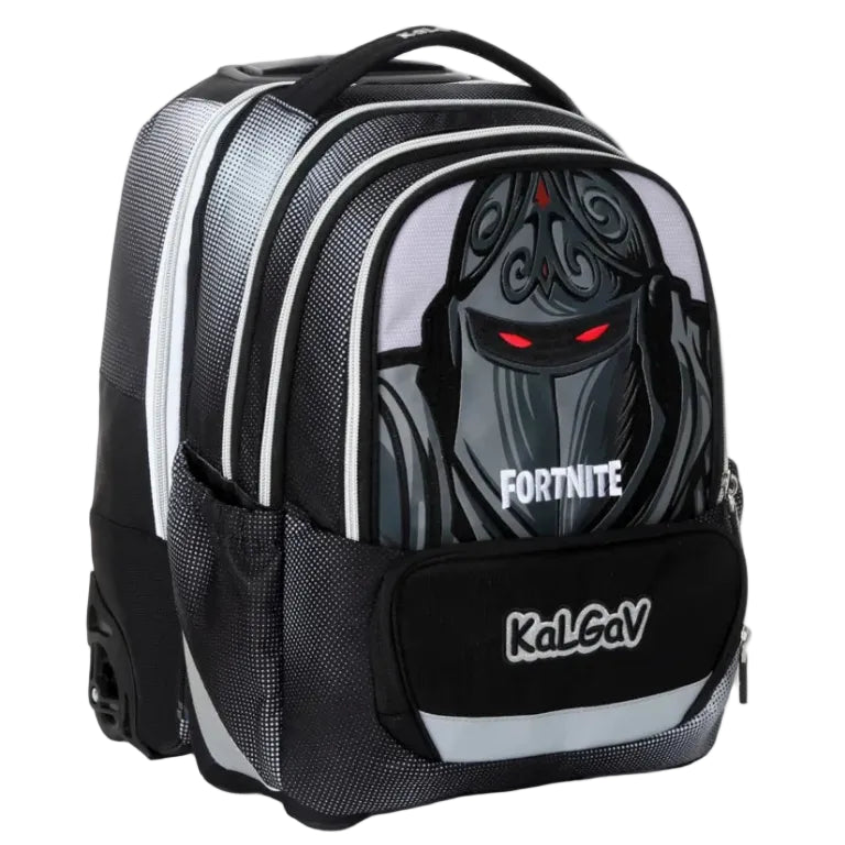 סט תיק טרולי אורטופדי וקלמר Itrolly Fortnite שחור