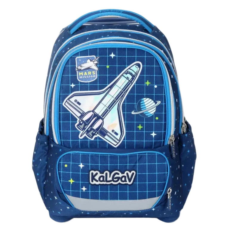 סט תיק טרולי אורטופדי וקלמר Itrolly Space כחול