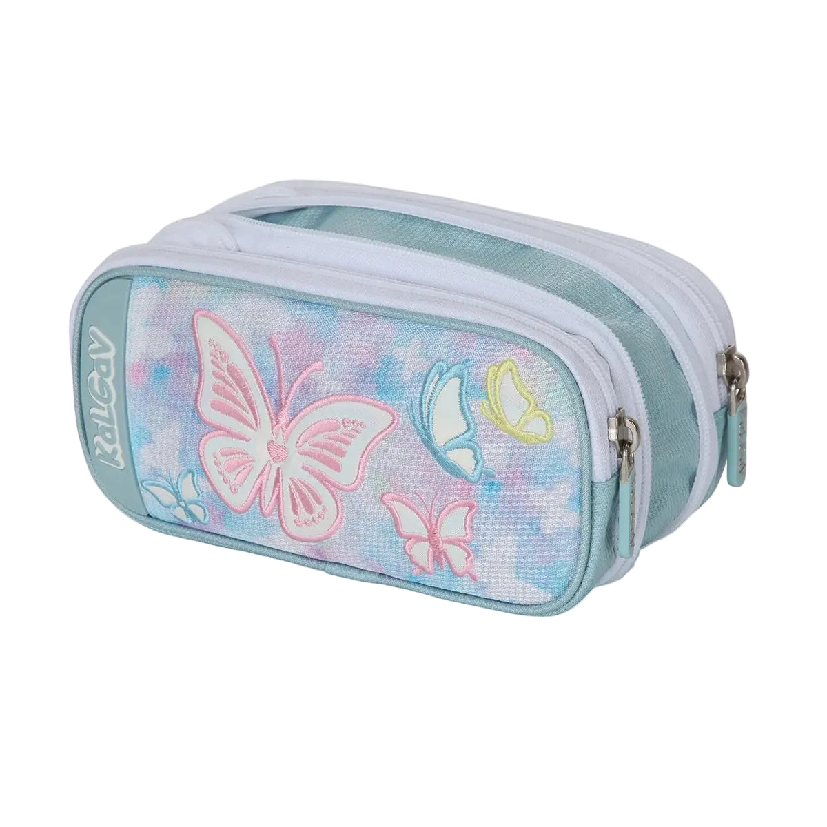 קלמר 2 תאים מתרחב BUTTERFLY ורוד בהיר 785676