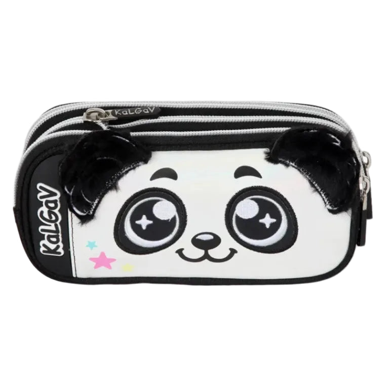 סט תיק טרולי אורטופדי וקלמר Itrolly Panda שחור/לבן