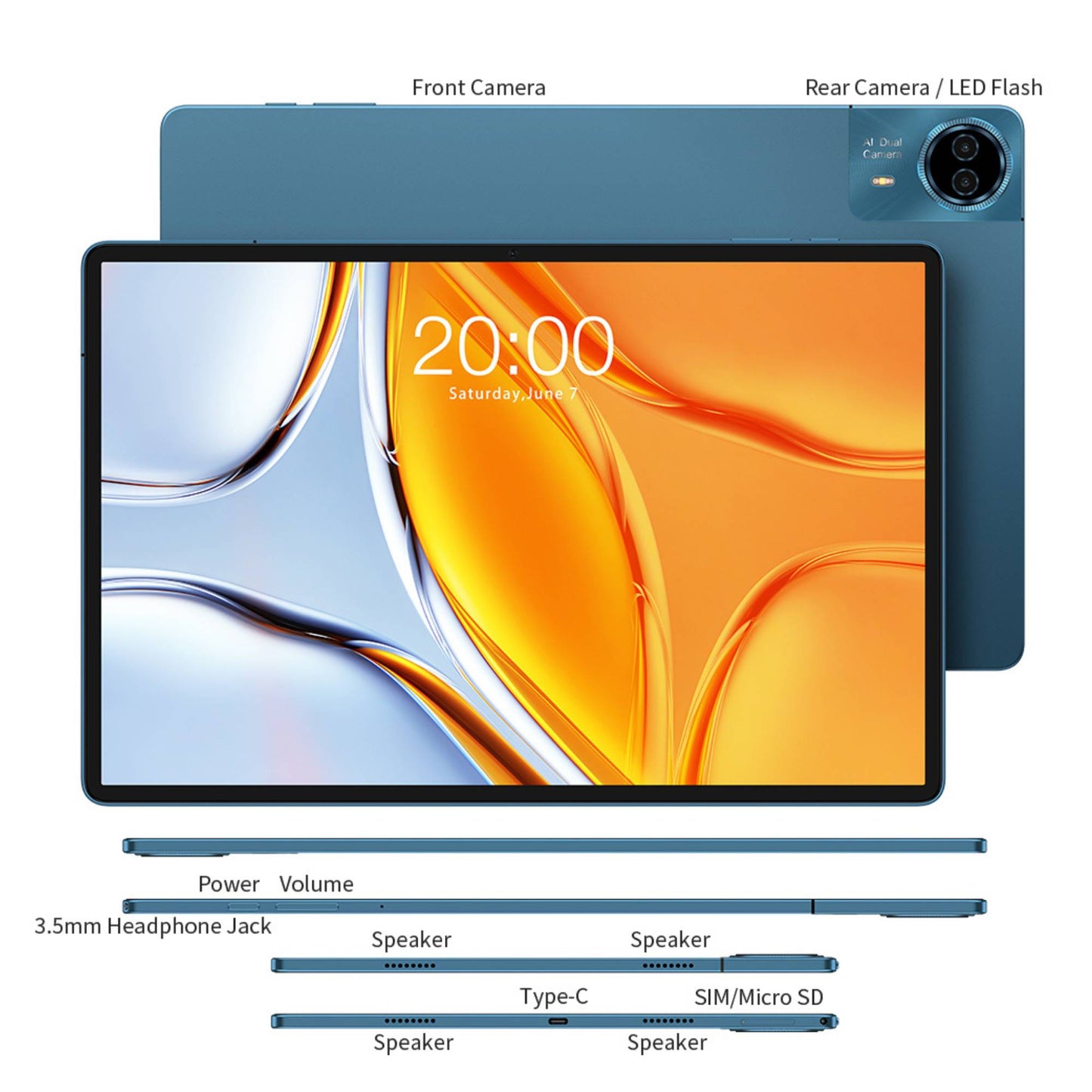 טאבלט "14 Teclast T70 8GB+256GB 4G