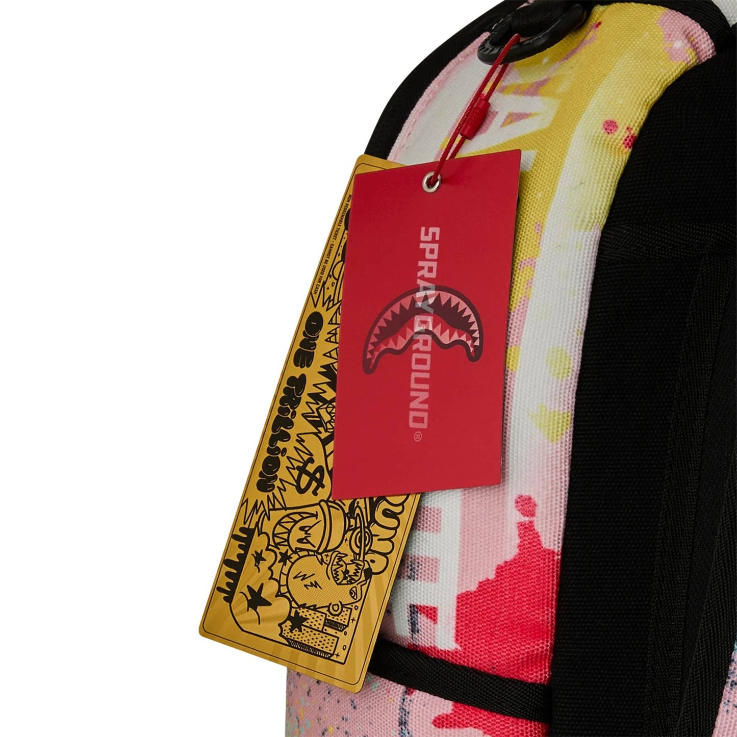 תיק גב Sprayground Shark Central Pink Lab Coat