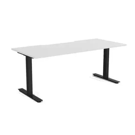 שולחן מתכוונן פנאומטי - רגליות שחורות