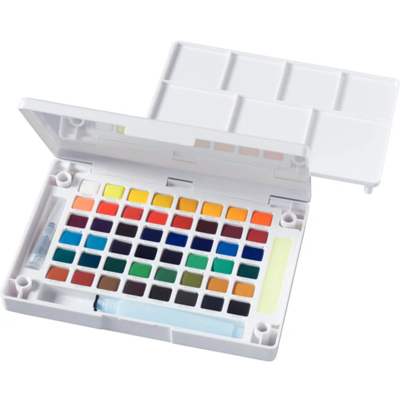 סט 48 צבעי מים ומכחול מיכל מיוחד - Sakura Koi set XNCW-48N