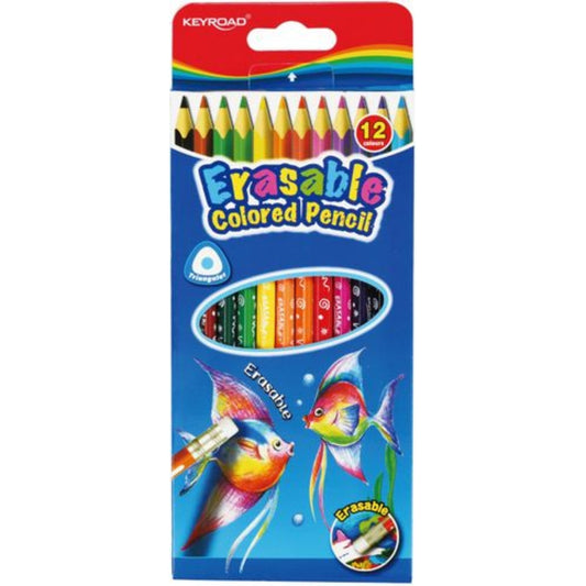 סט-12-עפרונות-צבעוניים-מחיקים-keyroad