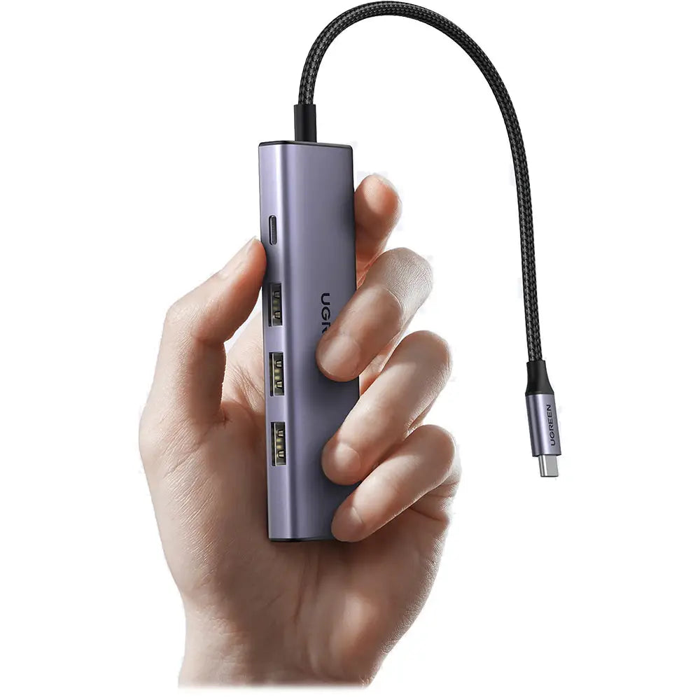 תחנת עגינה Ugreen 5 IN 1 100W PD 4K 30Hz HDMI