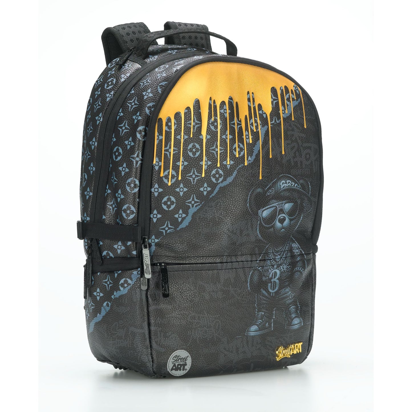 תיק גב Street Art Gold Bear Pu