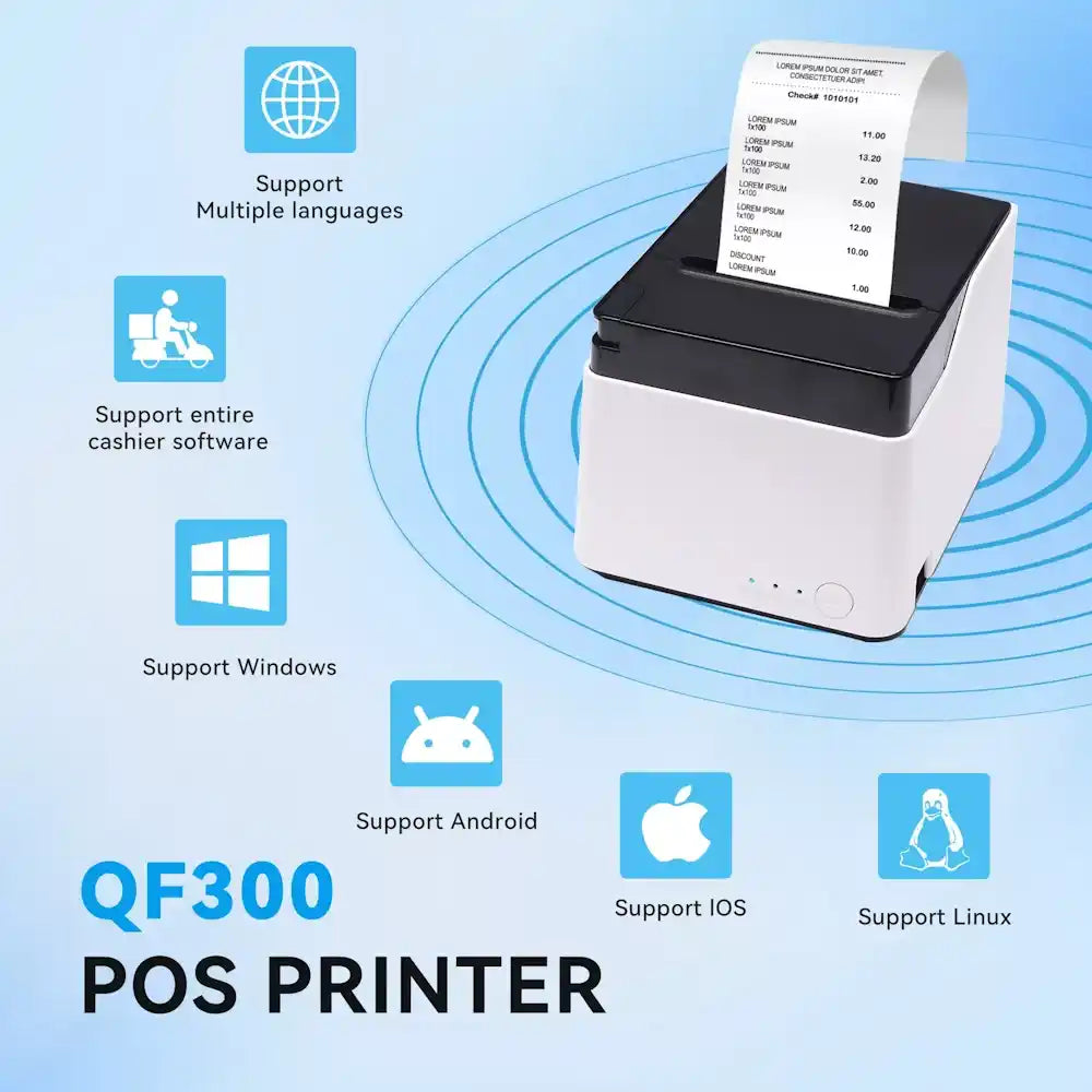 מדפסת קבלות תרמית Aimo QF300UBT