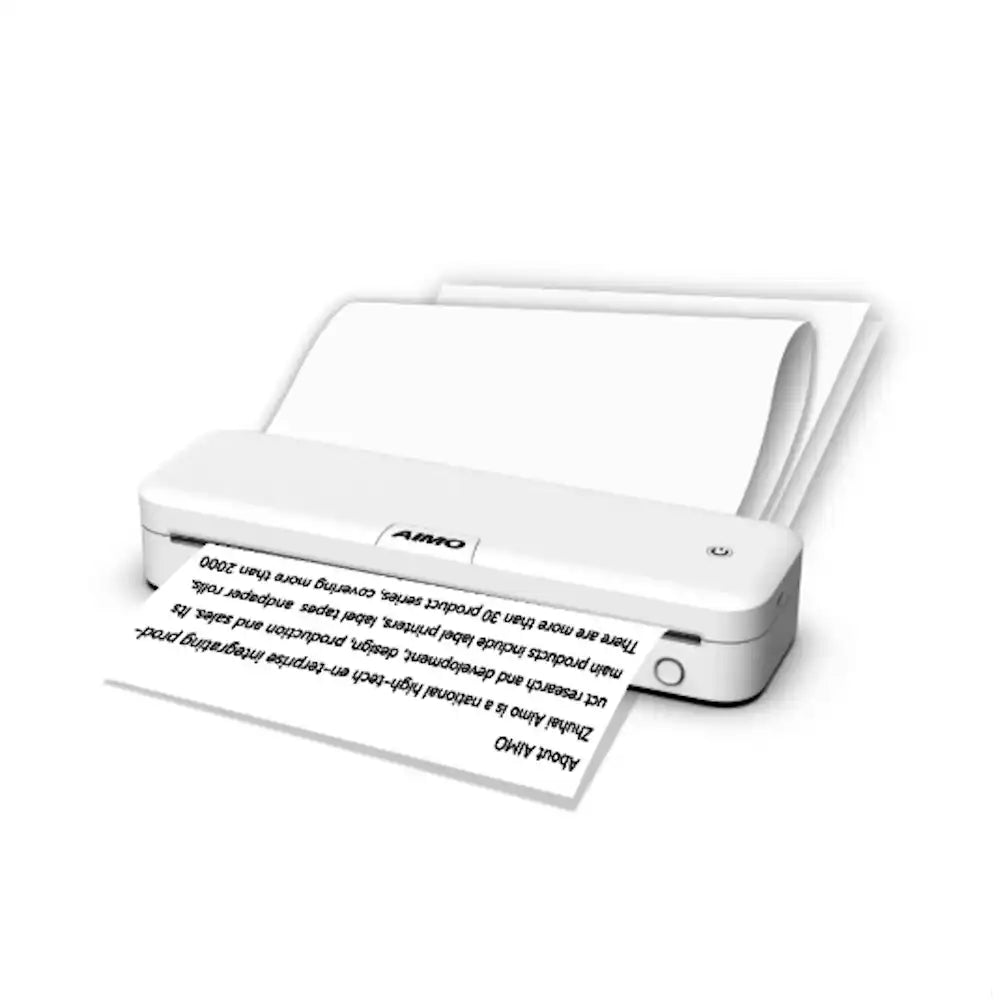 מדפסת אלחוטית A4 תרמית ניידת נטענת Aimo M831