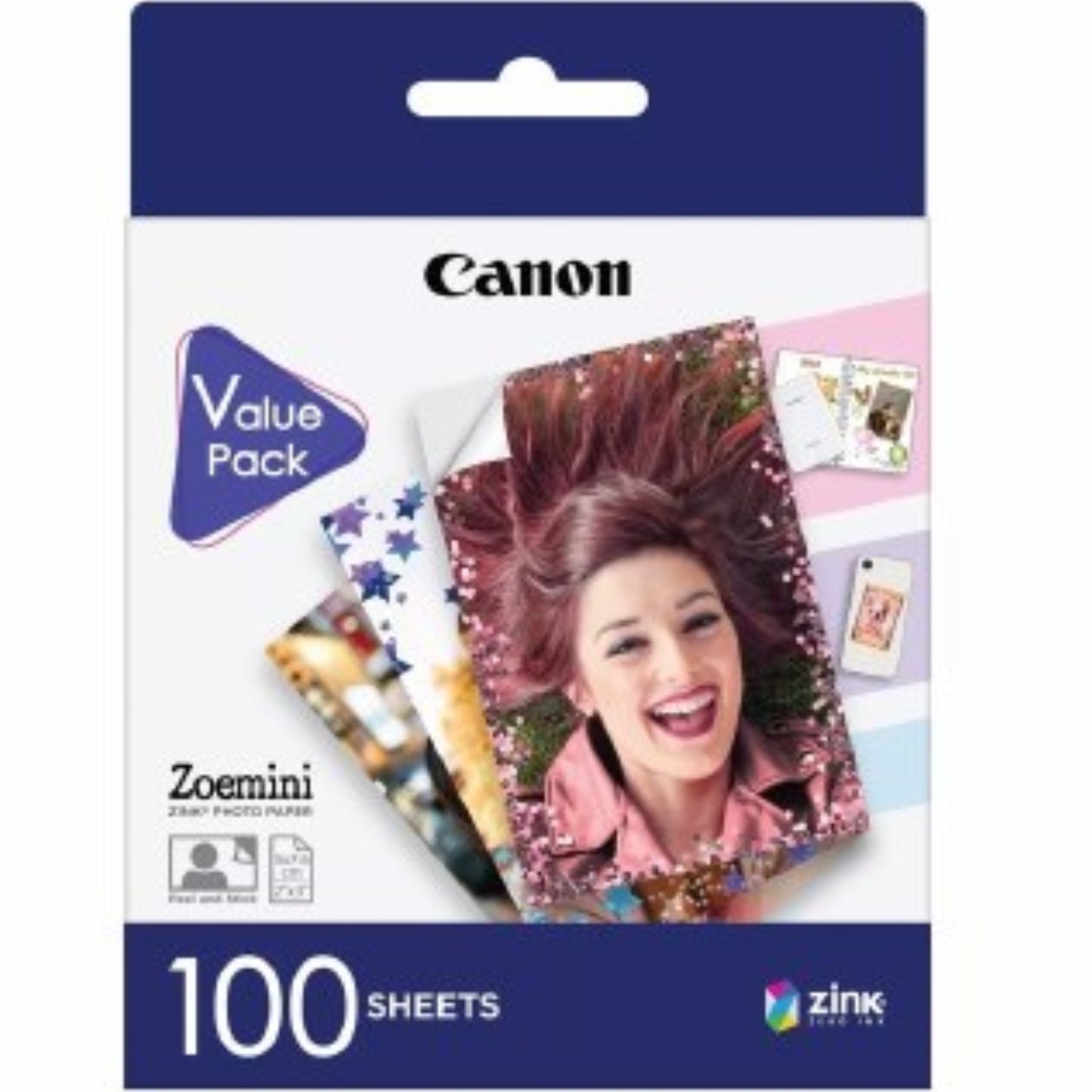 דפי הדפסה למצלמה 100 יח' Canon Zoemini ZP-2030