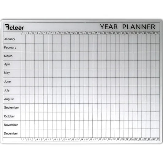 לוח תכנון שנתי 120\90 Bclear