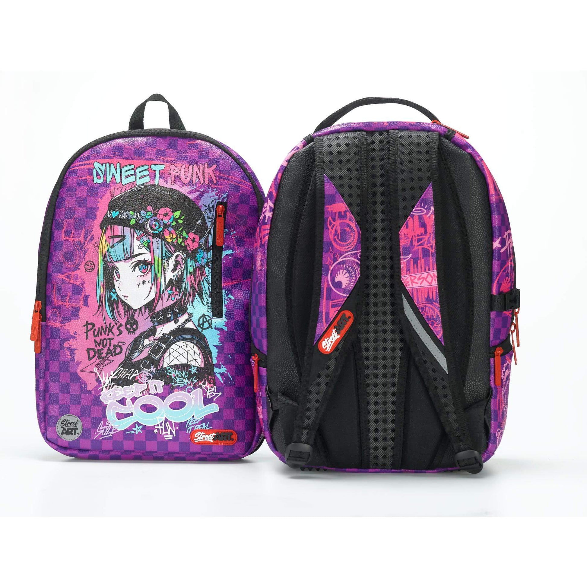 תיק גב 2 ב-1 Street Art Anime Sociaty PU