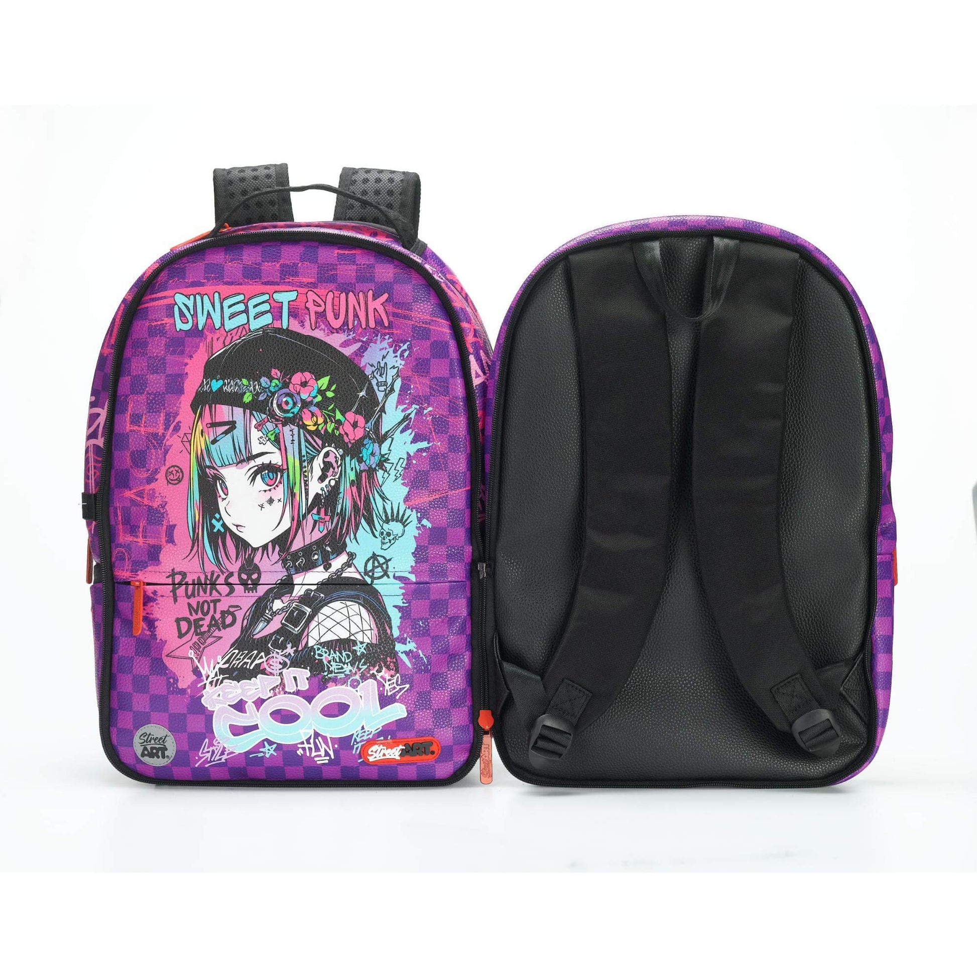 תיק גב 2 ב-1 Street Art Anime Sociaty PU