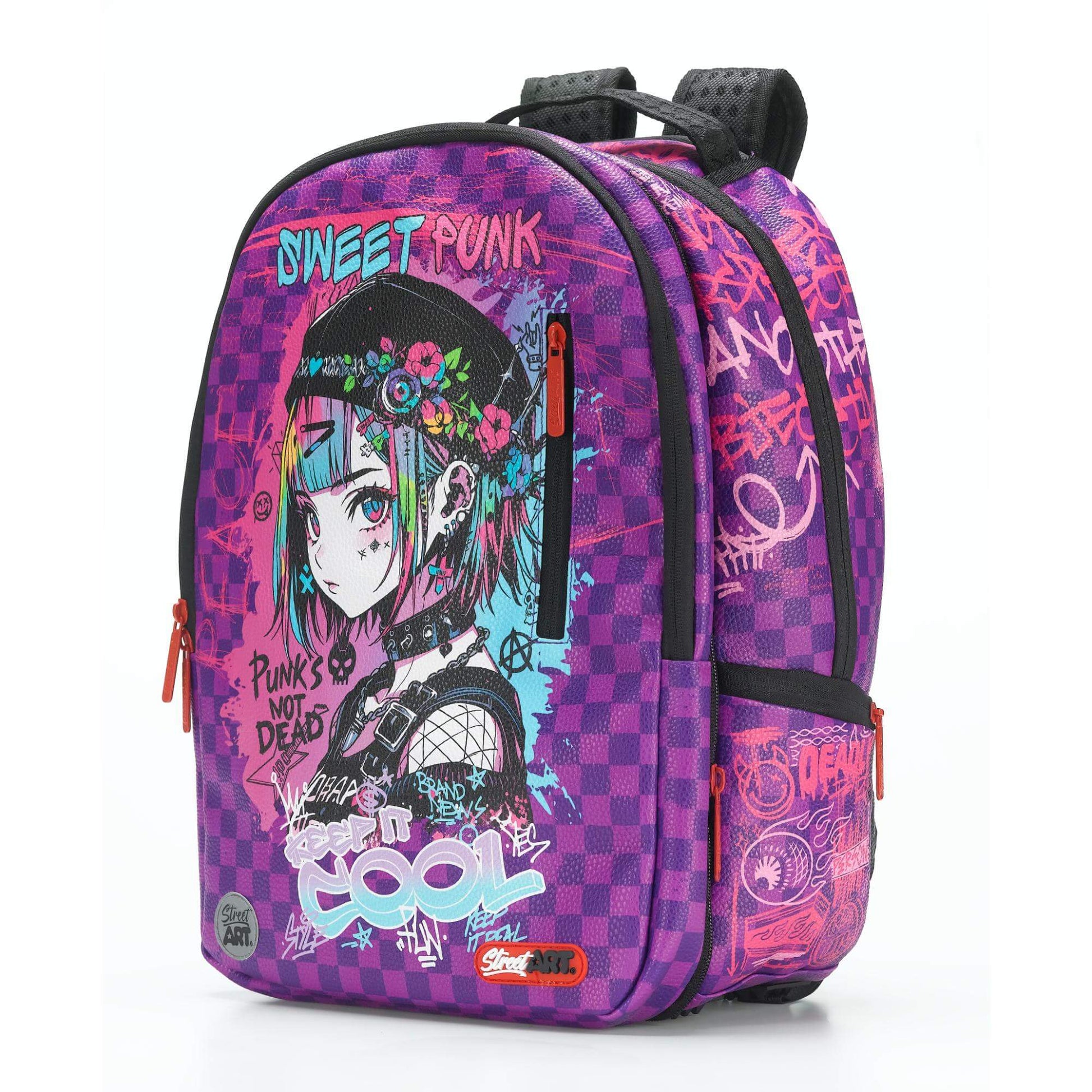 תיק גב 2 ב-1 Street Art Anime Sociaty PU