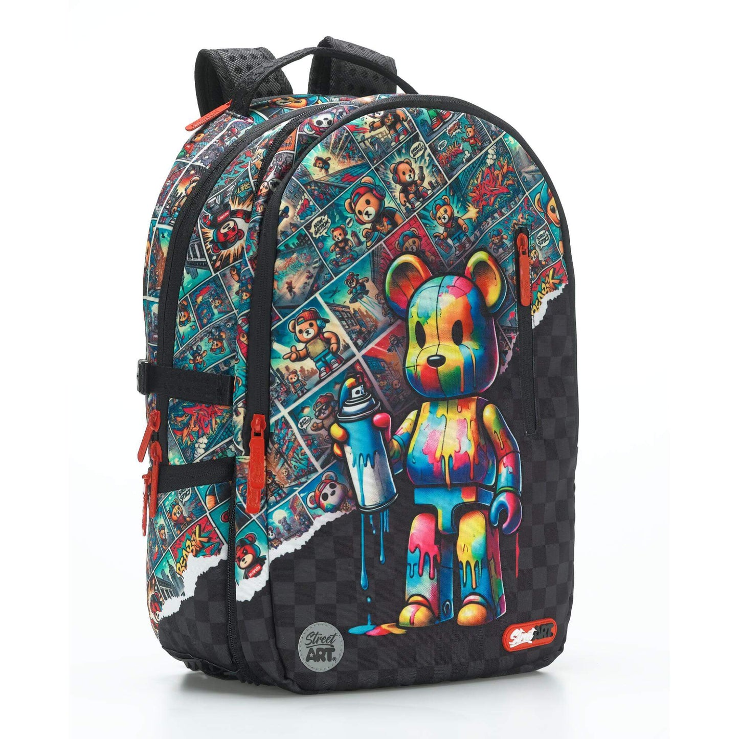 תיק גב 2 ב-1 Street Art Bearbrick
